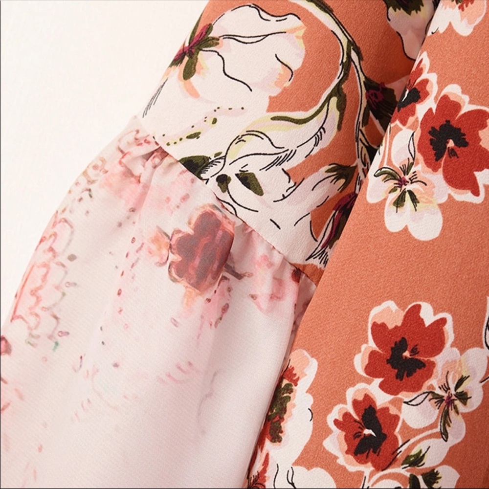 🌸Floral Bell-Sleeve Kimono - Picture 2 of 7
